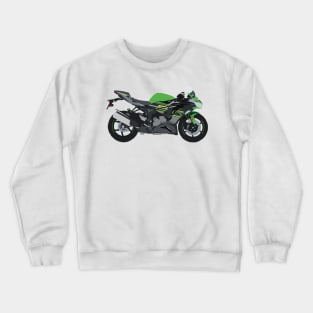 Motorcycle Kawasaki Ninja ZX-6R Crewneck Sweatshirt